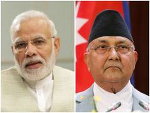 Prime Minister Narendra Modi and Nepal PM KP Sharma Oli