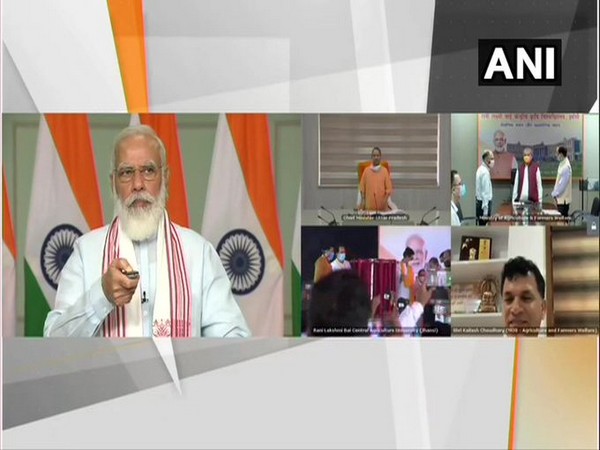 Prime Minister Narendra Modi inaugurated college and administration buildings of the Rani Lakshmi Bai Central Agricultural University on Saturday via video conferencing.
