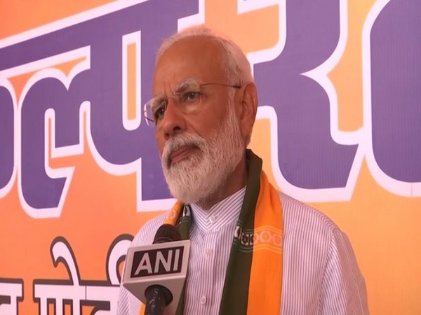Prime Minister Narendra Modi speaking to ANI in Rohtak on May 10