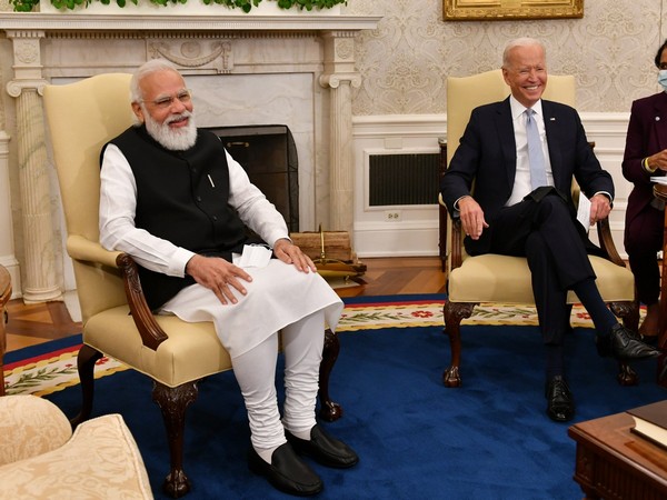 Prime Minister Narendra Modi with US President Joe Biden