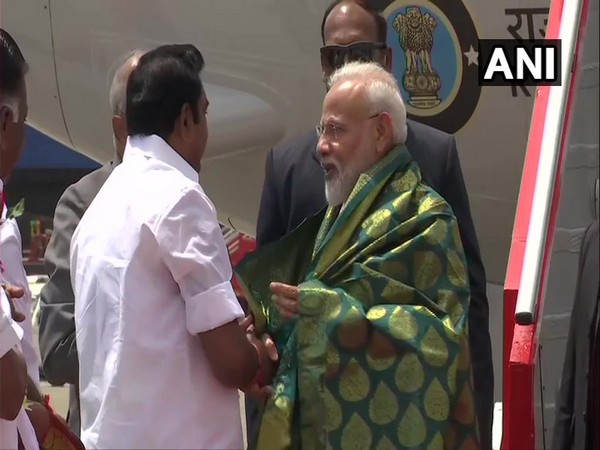 Prime Minister Narendra Modi arrived in Chennai on Friday for Second Informal Summit with Chinese President Xi Jinping (Photo/ANI)