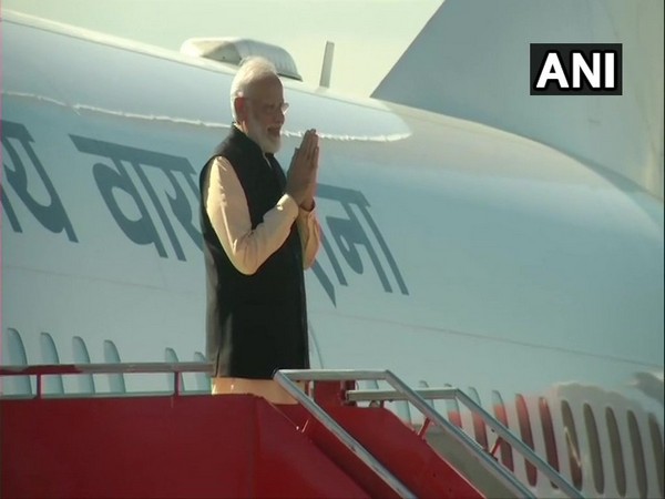 Prime Minister Narendra Modi departing for Delhi from Chennai after the second informal summit on Saturday (Photo/ANI) 