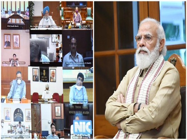 Visual from the meeting. (Photo courtesy: Twitter @narendramodi)