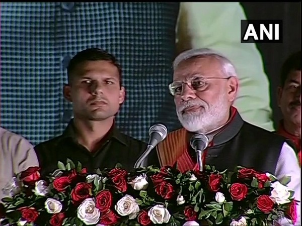 After a Prime Minister Narendra Modi addressing a gathering outside Palam airport on his arrival from the US on Saturday.