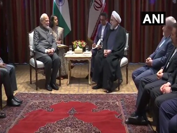 The India-Iran bilateral underway in New York on Thursday (Photo/ANI) 