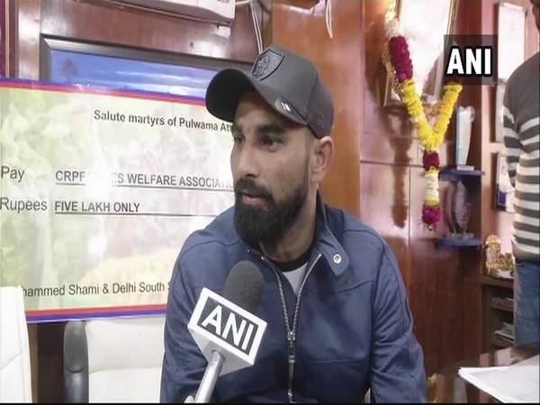 Indian fast bowler Mohammed Shami (ANI file picture)