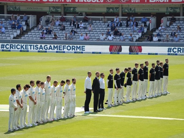 Moment of unity being observed ahead of first Test (Image: Lord's Cricket Ground's Twitter)