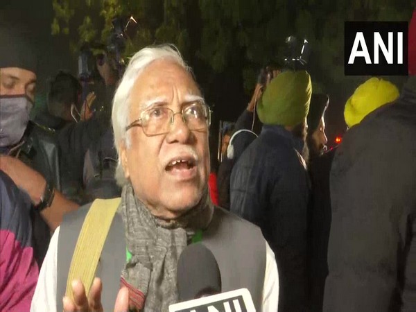 Hannan Mollah speaking to ANI in New Delhi on Monday.