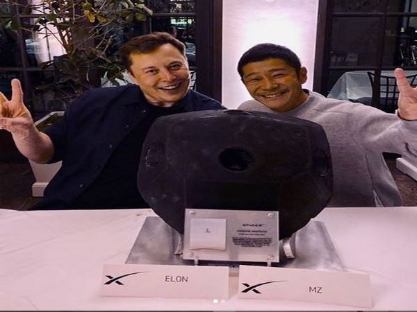 Maezawa with SpaceX founder Elon Musk (Picture Courtesy: Instagram)