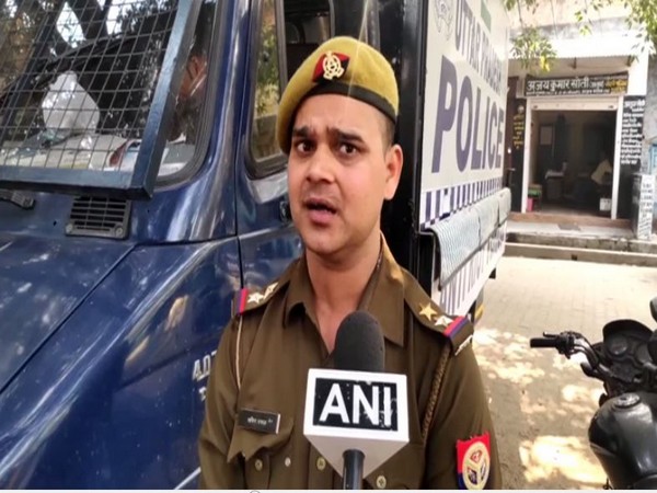 Moradabad Inspector Sachin Dayal speaking to ANI on Wednesday [Photo/ANI]