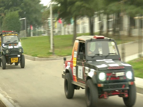 Visual from a car racing event in Jammu and Kashmir (Photo/ANI) 