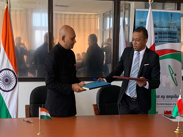 India and Madagascar on Tuesday signed a memorandum of understanding (MoU) in Antananarivo. (Photo Credit: Indian embassy in Madagascar)