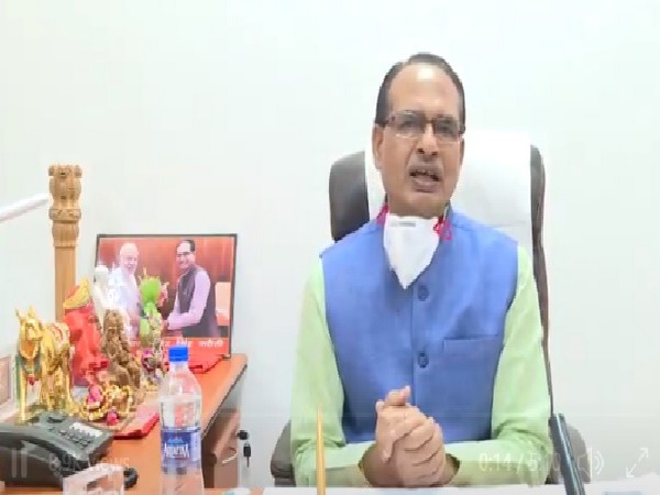Madhya Pradesh Chief Minister Shivraj Singh Chouhan in a video message on Tuesday. (Twitter Image) 