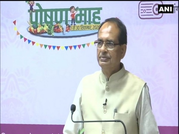 Madhya Pradesh Chief Minister Shivraj Singh Chouhan speaking in a video conference in Bhopal on Thursday.