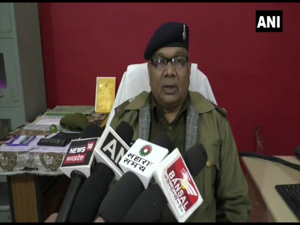 Additional Superintendent of Police, Munnalal Chaurasia speaking to reporters in Tikamgarh.