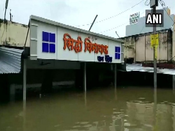 Normal life has been affected in Neemuch after continuous rainfall in the region on Sunday. Photo/ANI