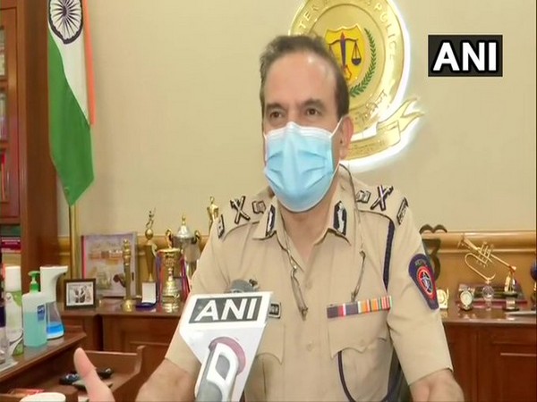 Mumbai Police Commissioner Param Bir Singh speaking to ANI on Monday. 