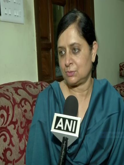 BJP leader Mriganka Singh talking to ANI at Kairana on Wednesday. Photo/ANI