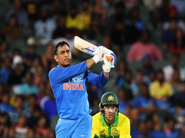 India wicket-keeper batsman Mahendra Singh Dhoni in action at the Adelaide Oval (Courtesy- BCCI Twitter)