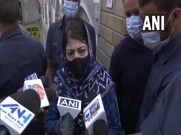 Former Chief Minister of Jammu and Kashmir Mehbooba Mufti (Photo/ANI)