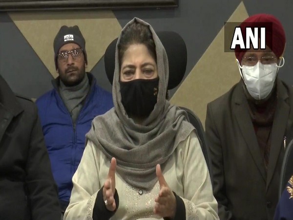 Peoples Democratic Party (PDP) chief Mehbooba Mufti. (ANI/photo)