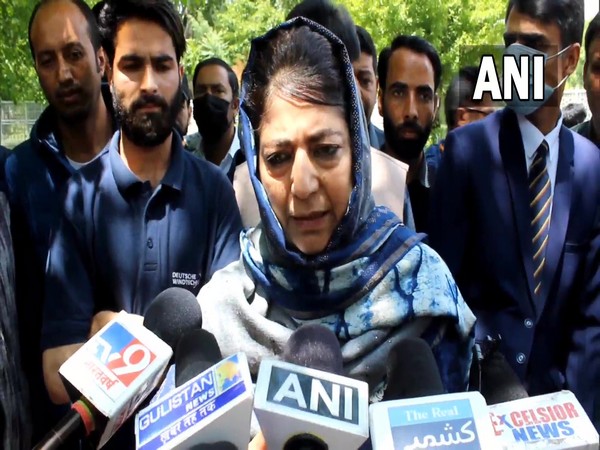  PDP chief Mehbooba Mufti (File Photo/ANI) 