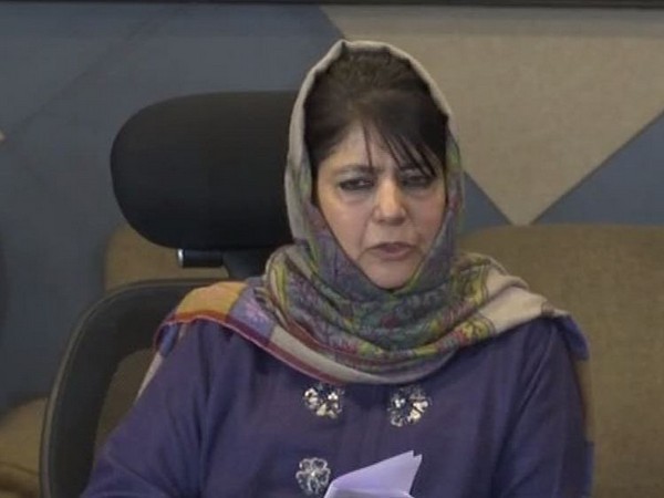 File Pic PDP chief Mehbooba Mufti 