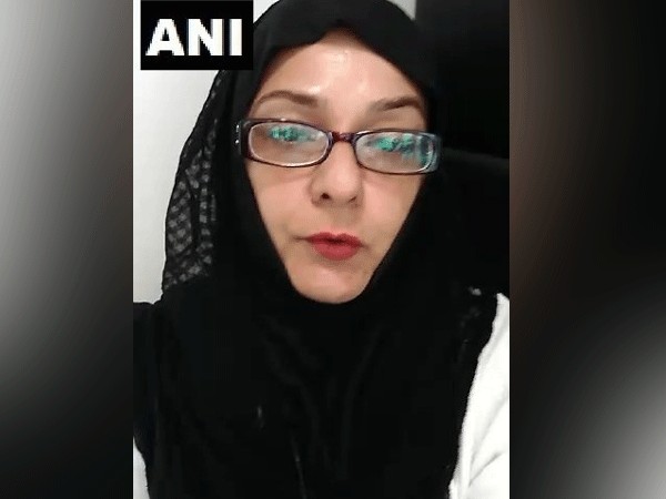 Kahkashan Haider, a Muhajir activist.