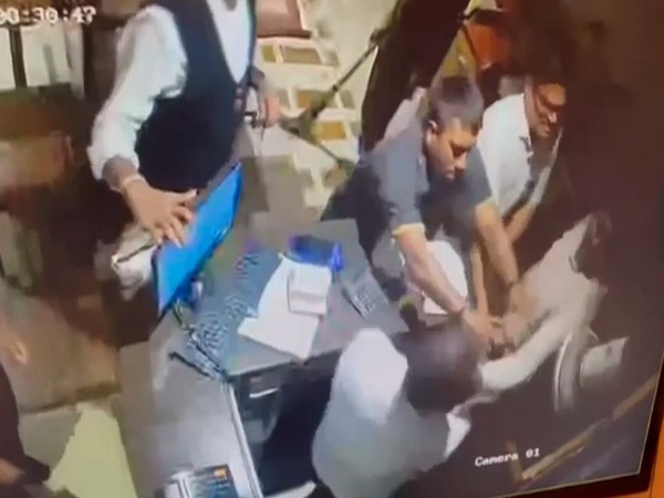 Visual from CCTV footage of the incident. (Photo/ ANI)