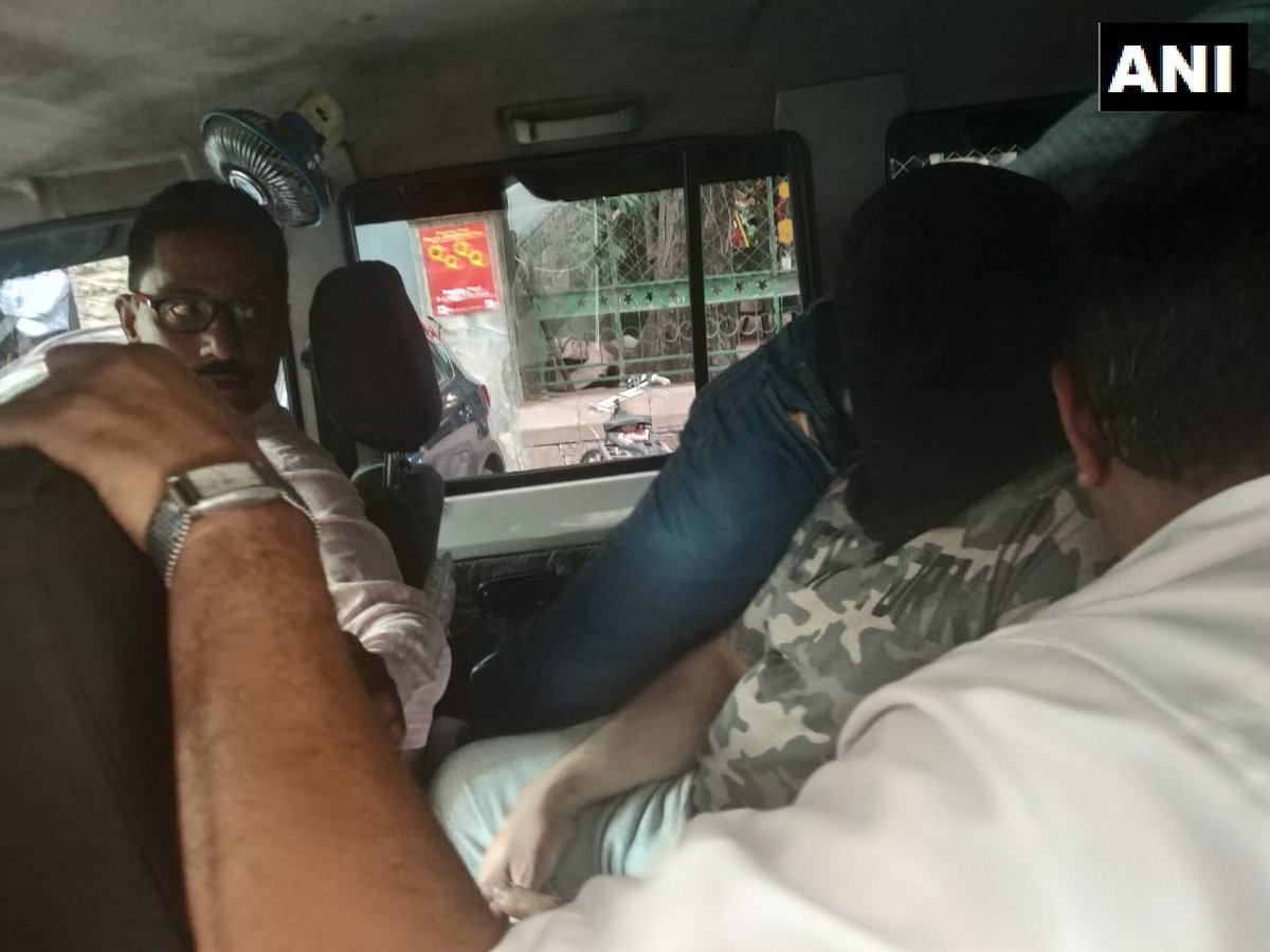 Accused Obaid Radiowala in police custody