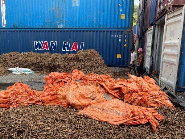 191kgs of drugs worth around Rs 1,000 crores were seized at Nhava Sheva port of Navi Mumbai. (Photo/ANI)