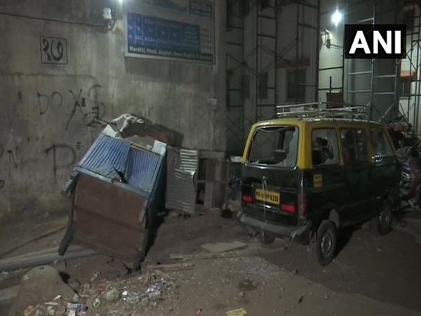 Visual from the site where the clash broke out in Chembur on Friday. Photo/ANI