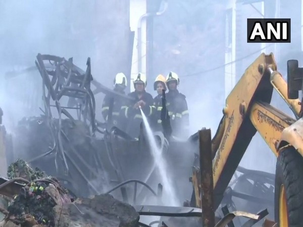 Cooling operations underway at the factory in Mumbai. Photo/ANI