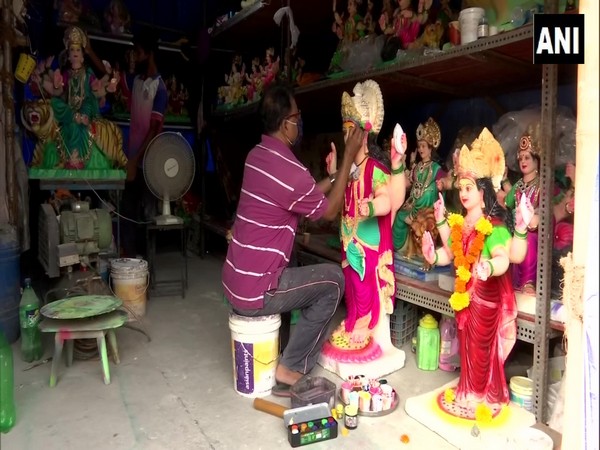 Idol makers are worried for their business during upcoming festivities. (Photo/ANI)