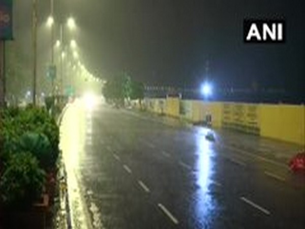 A visual from the rains in Mumbai on wee hours of Thursday. Photo/ANI.