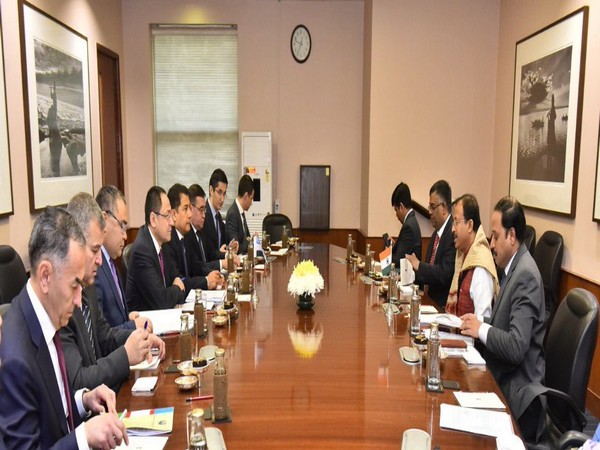 V Muraleedharan held a meeting with Uzbek Chairman of the Chamber of Commerce and Industry Adkham Ikramov in New Delhi on Thursday
