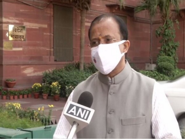 Union Minister V Muraleedharan speaking to ANI on Monday. (Photo/ANI)