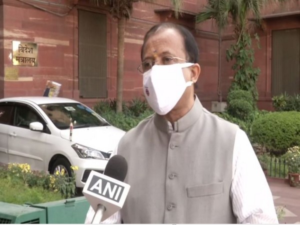 Union Minister V Muraleedharan speaking to ANI in New Delhi on Monday. (Photo/ANI)