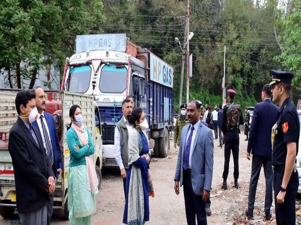 Lieutenant Governor Girish Chandra Murmu taking stock of the present status of projects in Jammu City on Saturday. Photo/ANI