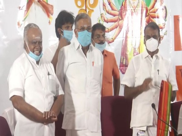 Several celebrities and leaders from other parties joined BJP on Thursday in the presence of party's state unit chief L Murugan.