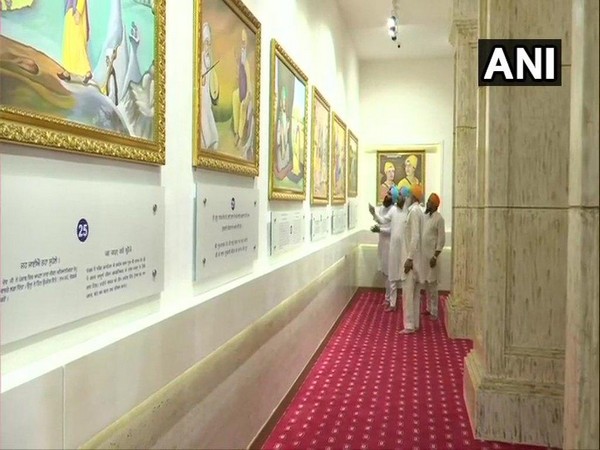 Visuals from inside the Shri Guru Teg Bahadur Sikh Museum in Raipur, Chhattisgarh.