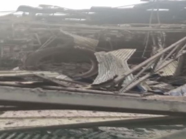 A visual of the site after the blast. (Photo/ANI)