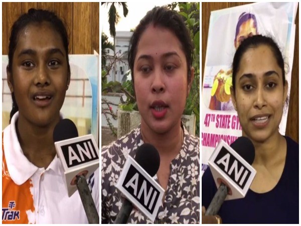 Priyanka Das, Barnali Datta and Dipa Karmakar speaking to ANI on Saturday. Photo/ANI