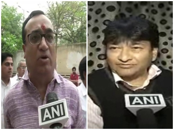 Ajay Maken and Haroon Yusuf (File pic)