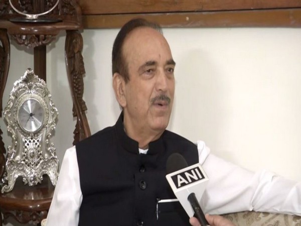 Ghulam Nabi Azad speaks to ANI in New Delhi on Wednesday [Photo/ANI]