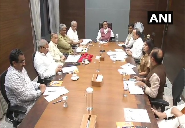 BJP Working President JP Nadda held a meeting of party General Secretaries in New Delhi on Tuesday.