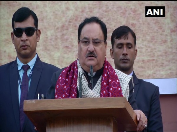 BJP working president JP Nadda at an event in New Delhi on Saturday 