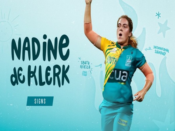 South African all-rounder Nadine de Klerk (Image: Brisbane Heat's Twitter)