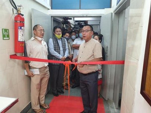 A visual of Nagaland Health Minister inaugurating BSL-2 Lab in Dimapur on Saturday. 