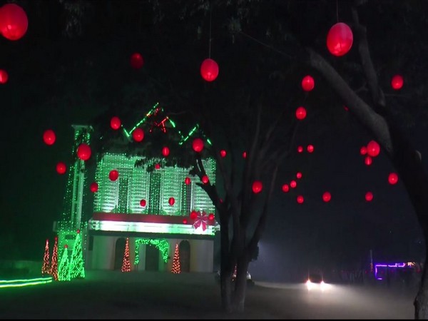 Christmas preparations in amid CAA protests in Dimapur. Photo/ANI
